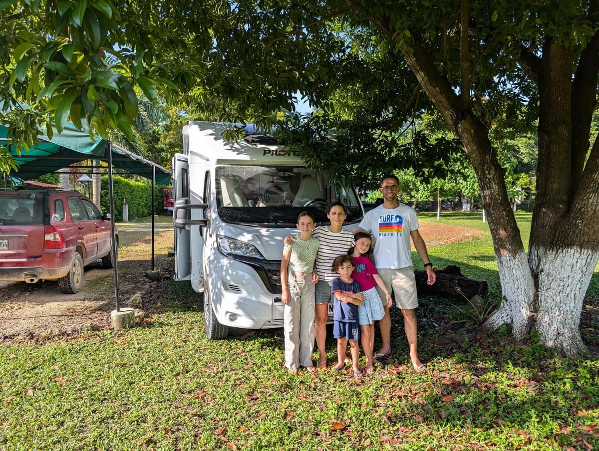 Premier camping en Colombie