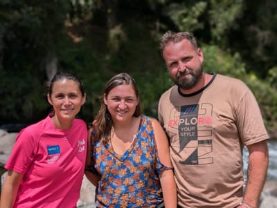 Les sourires de Laura et Nicolas en Equateur