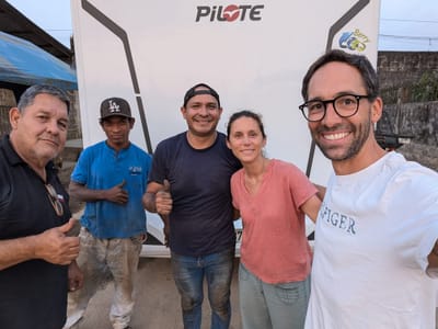 Sur-élevation du camping-car en Equateur
